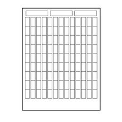 HellermannTyton TAG15J-450 Ink Jet Label, 1.0