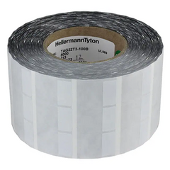 HellermannTyton TAG22T3-100B Thermal Transfer Labels, Self-Laminating, 1.0