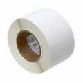 HellermannTyton TAG28T4-250 Thermal Transfer Labels, .8" x 1.43", 4 Across, Cloth, White, 5000/roll