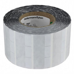HellermannTyton TAG9T3-100B Thermal Transfer Labels, Self-Laminating, 1.0