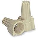 Tan Winged Wire Connectors 3