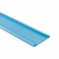 HellermannTyton 181-93005 Wiring Duct Cover for 3" Duct, 6 ft Long, PVC, Intrinsic Blue, 120 ft/carton