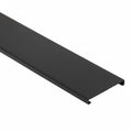 HellermannTyton 181-92015 Wiring Duct Cover for 2" Duct, 6 ft Long, PVC, Black, 30ft/box