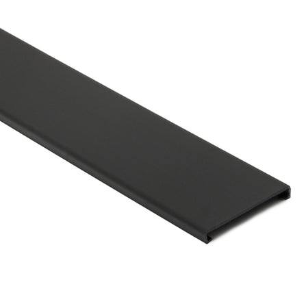 HellermannTyton 181-92015 Wiring Duct Cover for 2" Duct, 6 ft Long, PVC, Black, 30ft/box