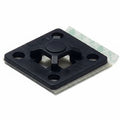 Thomas & Betts TC5344AX Cable Tie 4-Way Mounting Base 3/4x3/4" Black Nylon 6.6 Weather Resistant Adhesive/Screw Mounting- #8 Screw For Use with Cable Ties Up to 30 lbs.