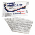 HellermannTyton TCWM16 Handi-Pak Marker Booklet, (10) 1–33, A, B, C, +, -, T1–T3, L1–L3