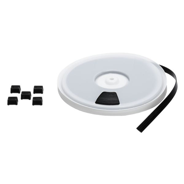 HellermannTyton TELS-1 Extended-Length Tie, POM, Black, 50 ft reel of strap and 30 heads/pkg