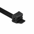 HellermannTyton TELS-27 Extended-Length Tie, POM, Black, 10-27" straps and 10 heads/pkg