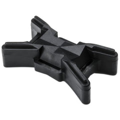HellermannTyton TELS-SPK2 Extended-Length Tie Spacer, PP, Black, 50/pkg
