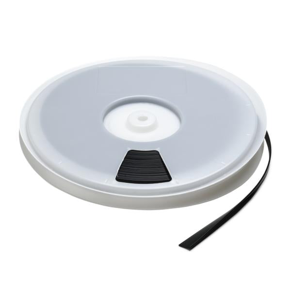 HellermannTyton TELS-SPOOL Extended-Length Tie, POM, Black, 1-50 ft reel of strap/pkg