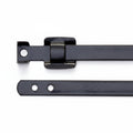6" 300lb Releasable Black Polyester Coated 316 Stainless Steel Cable Ties 100/bag Part #SSPC6R-HD-C