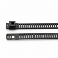 14" 150lb Black Polyester Coated 316 Stainless Steel Ladder Cable Ties 100/bag Part #SSPC14-LD-Ladder-C