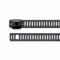 17" 150lb Black Polyester Coated 316 Stainless Steel Ladder Cable Ties 100/bag Part #SSPC17-LD-Ladder-C