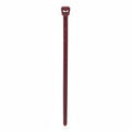 Thomas & Betts TYV523M 4" 18lb Maroon Low-Smoke Plenum Fluoropolymer Cable Ties 100/Bag