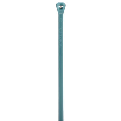 Thomas & Betts Ty-Rap TYZ528M 14" 50lb Aqua Radiation Resistant Tefzel Fluoropolymer Cable Ties 100/Bag