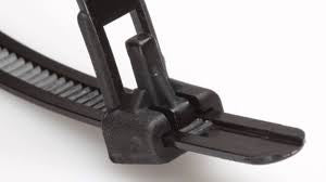 14" 50lb Black Trigger Releasable Cable Ties 100/bag Part #RT14-50-0C-.30