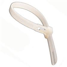 10" 50lb Natural Trigger Releasable Cable Ties 100/bag Part #RT10-50-9C-.30