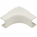 HellermannTyton TSR1FW-33-1 Internal Corner Cover, 3/4", 1" Bend Radius, PVC, Office White, 1/bag