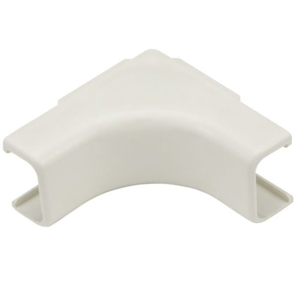 HellermannTyton TSR1FW-33-1 Internal Corner Cover, 3/4", 1" Bend Radius, PVC, Office White, 1/bag