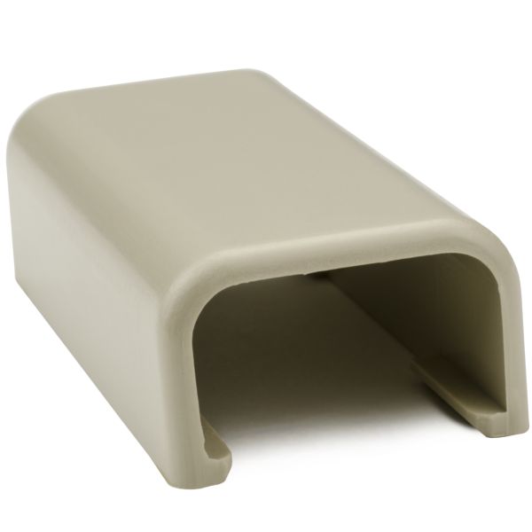 HellermannTyton TSR1I-14 Splice Cover, 3/4", PVC, Ivory, 10/bag