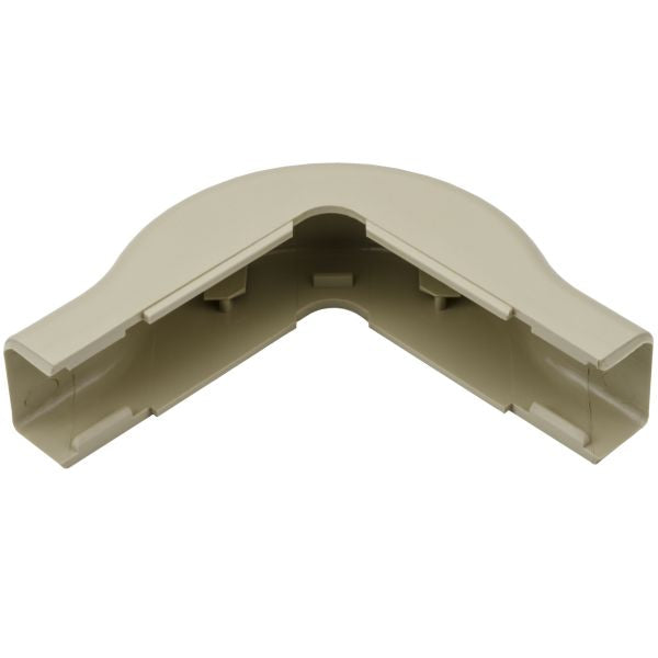 HellermannTyton TSR1I-29-1 External Corner Cover, 3/4", 1" Bend Radius, PVC, Ivory, 10/bag
