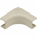 HellermannTyton TSR1I-33-1 Internal Corner Cover, 3/4", 1" Bend Radius, PVC, Ivory, 10/bag
