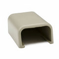 HellermannTyton TSR1I-36 End Cap, 3/4", PVC, Ivory, 10/bag