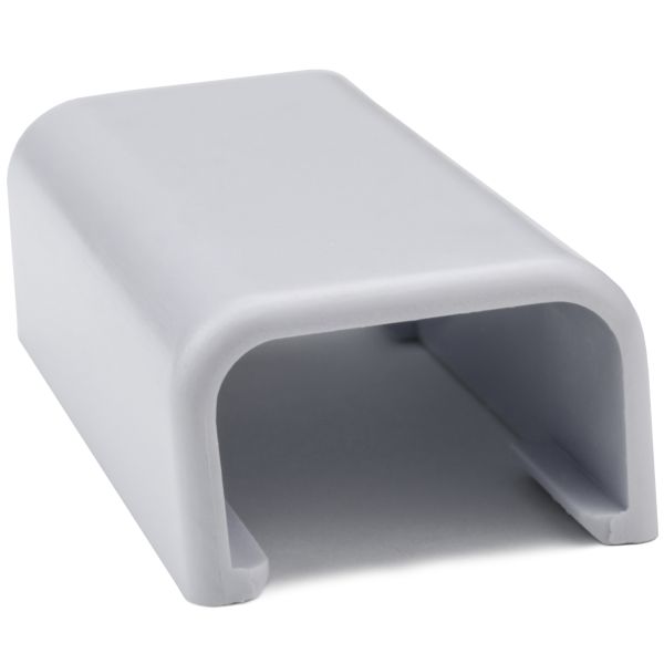 HellermannTyton TSR1W-14 Splice Cover, 3/4", PVC, White, 10/bag
