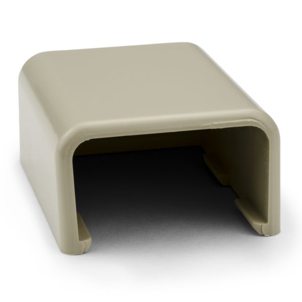 HellermannTyton TSR2I-36 End Cap, 1-1/4", PVC, Ivory, 1/bag