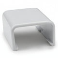 HellermannTyton TSR2W-14 Splice Cover, 1-1/4", PVC, White, 10/bag