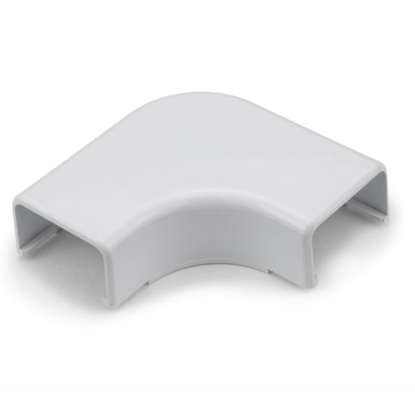 HellermannTyton TSR2W-25-1 Elbow Cover, 1-1/4", 1" Bend Radius, PVC, White, 1/bag