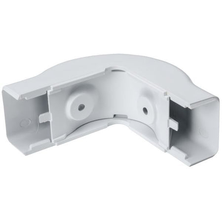 HellermannTyton TSR2W-29-1 External Corner Cover, 1-1/4", 1" Bend Radius, PVC, White, 1/bag