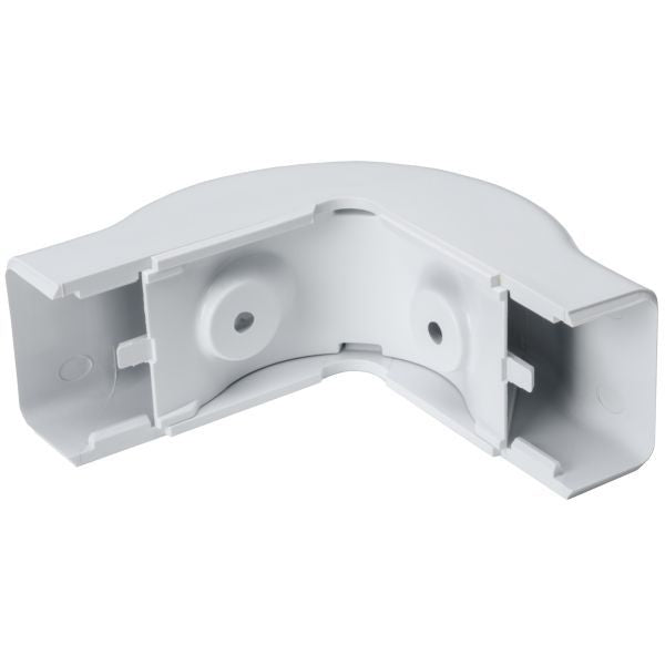 HellermannTyton TSR2W-29-1 External Corner Cover, 1-1/4", 1" Bend Radius, PVC, White, 1/bag
