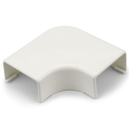 HellermannTyton TSR3FW-25-1 Elbow Cover, 1-3/4", 1" Bend Radius, PVC, Office White, 1/bag