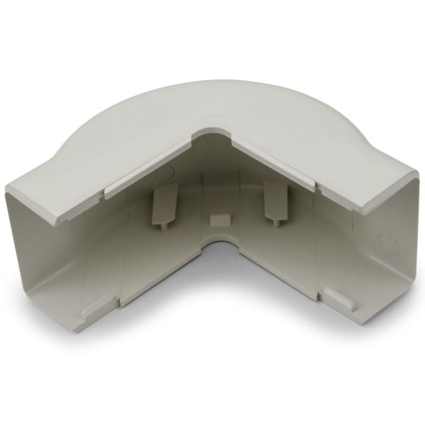 HellermannTyton TSR3FW-29-1 External Corner Cover, 1-3/4", 1" Bend Radius, PVC, Office White, 1/bag