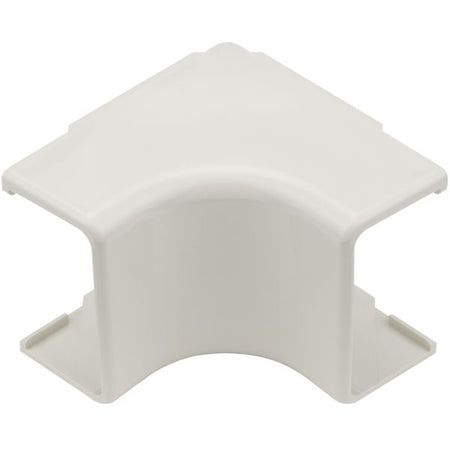 HellermannTyton TSR3FW-33-1 Internal Corner Cover, 1-3/4", 1" Bend Radius, PVC, Office White, 10/bag