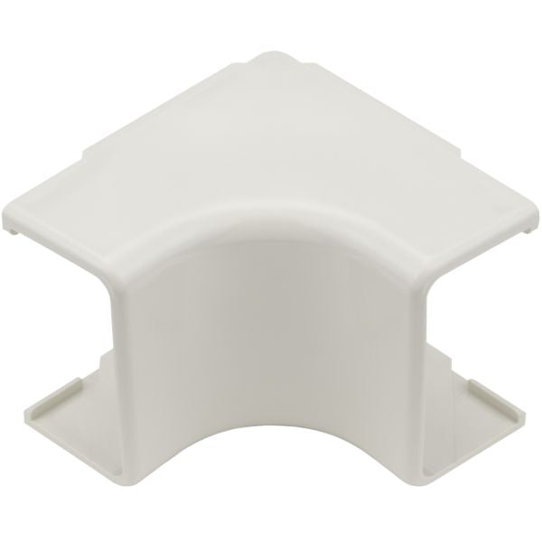HellermannTyton TSR3FW-33-1 Internal Corner Cover, 1-3/4", 1" Bend Radius, PVC, Office White, 10/bag