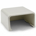 HellermannTyton TSR3FW-36 End Cap, 1-3/4", PVC, Office White, 1/bag