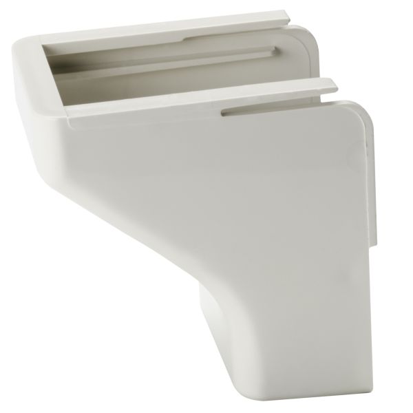 HellermannTyton TSR3FW-50 Ceiling Drop, 1-3/4", PVC, Office White, 1/bag