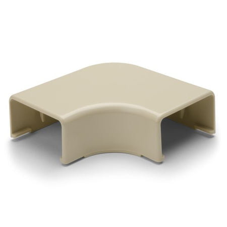 HellermannTyton TSR3I-25-1 Elbow Cover, 1-3/4", 1" Bend Radius, PVC, Ivory, 10/bag