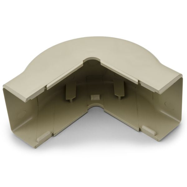 HellermannTyton TSR3I-29-1 External Corner Cover, 1-3/4", 1" Bend Radius, PVC, Ivory, 1/bag