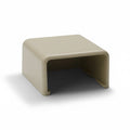 HellermannTyton TSR3I-36 End Cap, 1-3/4", PVC, Ivory, 10/bag