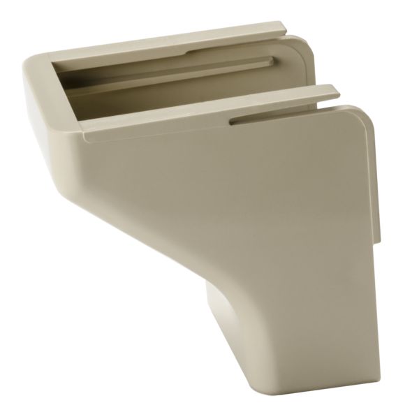 HellermannTyton TSR3I-50 Ceiling Drop, 1-3/4", PVC, Ivory, 10/bag