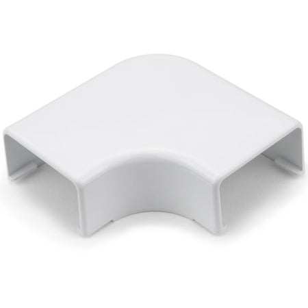 HellermannTyton TSR3W-25-1 Elbow Cover, 1-3/4", 1" Bend Radius, PVC, White, 1/bag