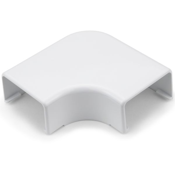 HellermannTyton TSR3W-25-1 Elbow Cover, 1-3/4", 1" Bend Radius, PVC, White, 1/bag