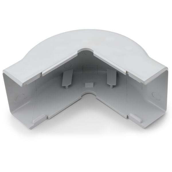 HellermannTyton TSR3W-29-1 External Corner Cover, 1-3/4", 1" Bend Radius, PVC, White, 1/bag