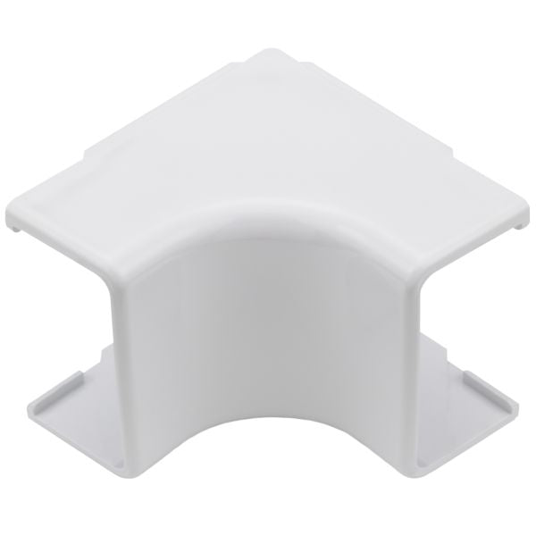 HellermannTyton TSR3W-33-1 Internal Corner Cover, 1-3/4", 1" Bend Radius, PVC, White, 1/bag
