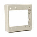 HellermannTyton TSRI-JBD Dual Gang Junction Box, 1-1/2" Deep, PVC, Ivory, 1/bag
