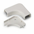 HellermannTyton TSRP1FW-25-1 Elbow Cover, 3/4", 1" Bend Radius, PVC, Office White, 10/bag