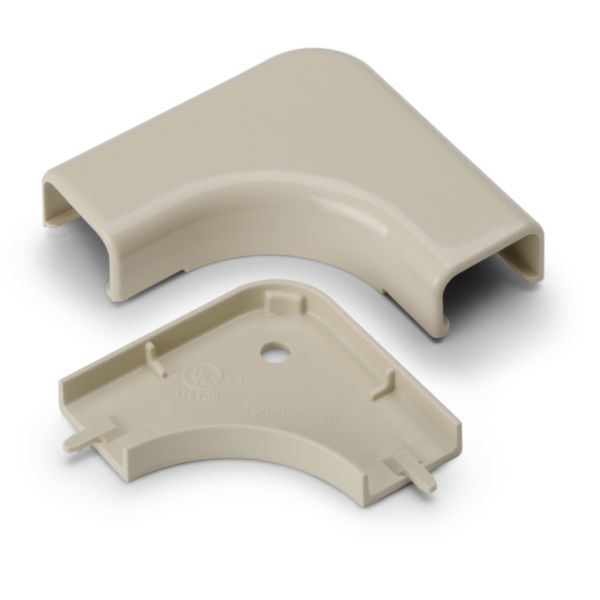 HellermannTyton TSRP1I-25-1 Elbow Cover, 3/4", 1" Bend Radius, PVC, Ivory, 1/bag